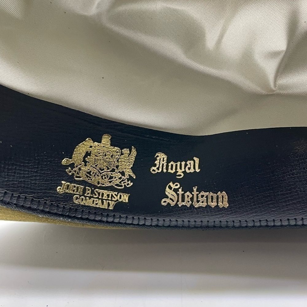 Vintage 1960s Royal STETSON Fedora ~ size 7 ~ Trilby ~ Overwelt Edge' - Picture 6 of 15